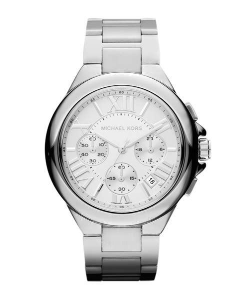 michael kors uhr welt silber|michael kors silver designer watches.